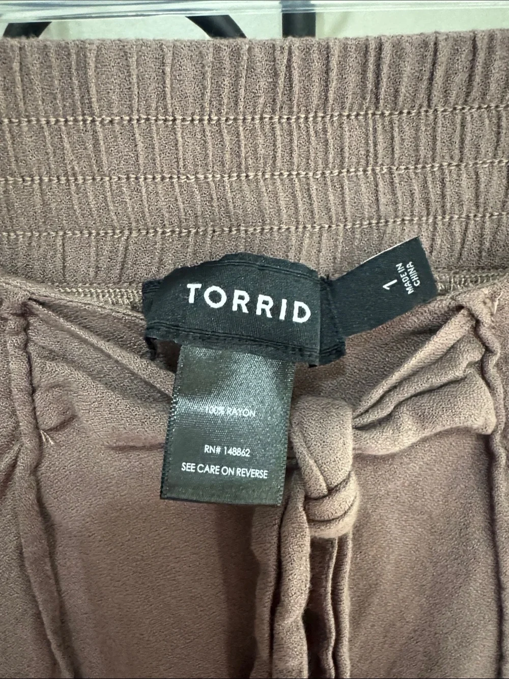 torrid  wide leg flowy size 1 pants